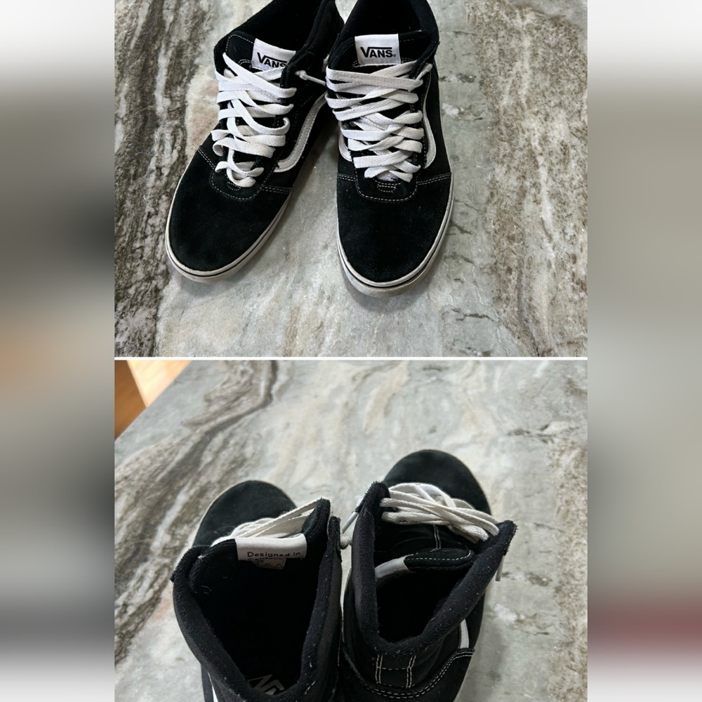 Black High Top Vans Men’s Size 9